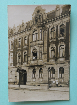 Ansichtskarte Foto AK Ilmenau 1913 Haus Straße Kinder Ortsansicht Architektur Thüringen